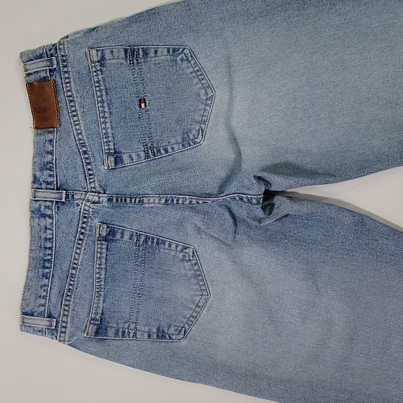 TOMMY HILFIGER JEANS ♡ Vintage Denim Faded 'n Distressed Blue Jeans 6|31 Regular - Picture 14 of 17